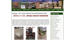 Desktop Screenshot of jeparawoodfurniture.com